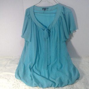 Sara Michelle Short Sleeve Women's Blouse Size 1X